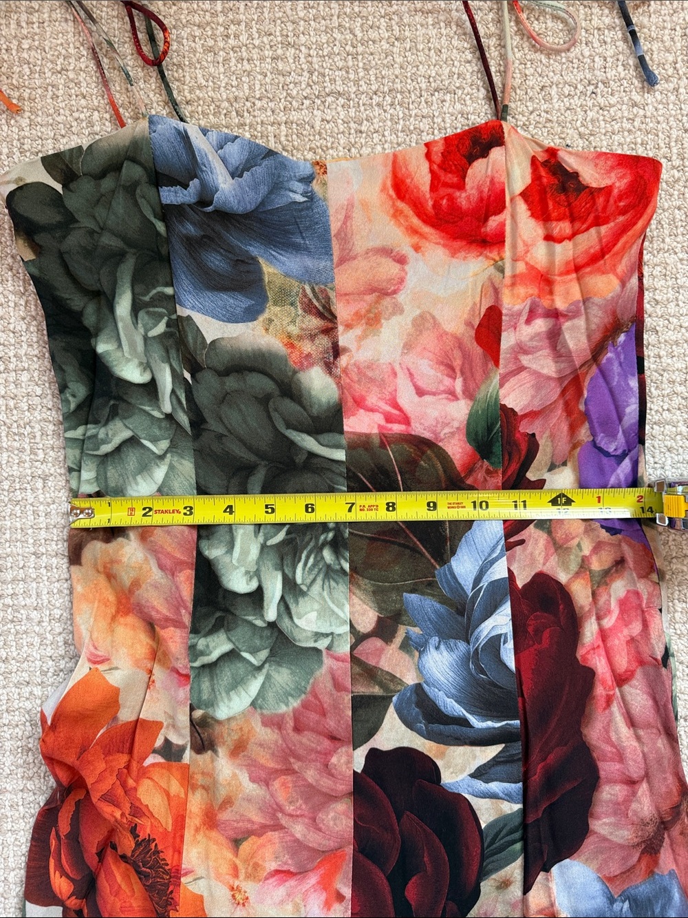 Alice + Olivia ‘Storm Floral’ Maxi Dress - NWT Size 6 - Picture 9 of 9